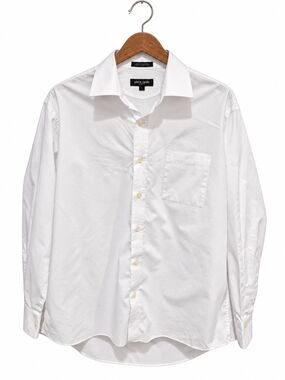 Pierre Cardin Men’s L 16-16.5 32/33 White Slim Fit Dress Shirt